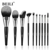 Baili 10-Piece Rose Gold Luxury Makeup Brush Set